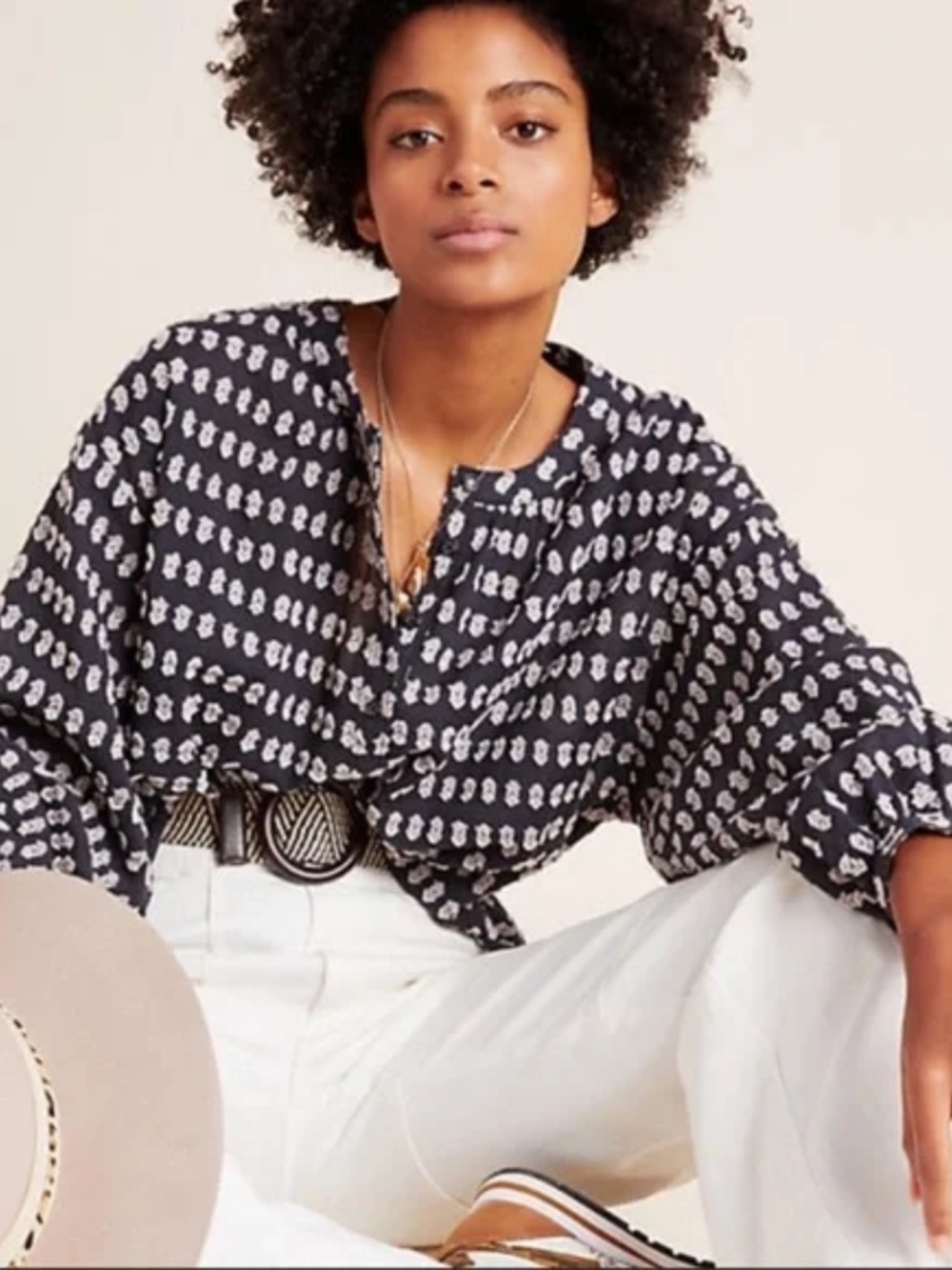 Anthropologie Pilcro The Tavi Buttondown M